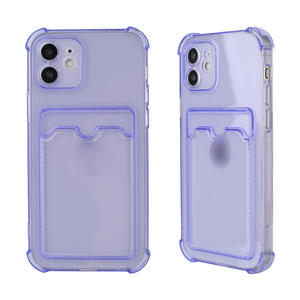 Housse TPU transparente pour téléphone portable, étui de protection pour smart phone smash A22, avec sac de cartes, bon marché - Product Image 5