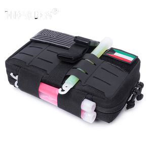 Riñonera táctica portátil personalizada, bolsa de almacenamiento de primeros auxilios multifuncional de poliéster para deportes al aire libre, para necesidades médicas - Product Image 3