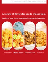 Commerciële bioscoop popcorn bulk 5kg kant-en-klare bolvormige maïsgranen zoet gebakken voor displaykast zak instant popcorn