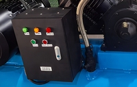 Compresseur d'air portable à piston refroidi par air SAYI V2155T avec moteur 22KW, double étage, 12,5 bars, 300L, 103 CFM, double réservoir en fonte
