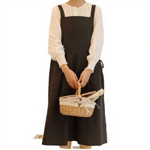 Customized Denim Sleeveless Bib <b>Apron</b> Kitchen Restaurant Baking Barber <b>BBQ</b> Custom Logo Wholesale OEM India - Product Image 4