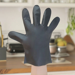 Guantes de Plástico Desechables para Cocina, Resistentes al Agua, Blancos y Azules, 100 Unidades, Guantes Negros de CPE Personalizados para Limpieza - Product Image 4
