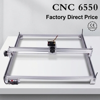 Máquina de Grabado Láser de Diodo de Escritorio 6550, Cortadora Láser de Alta Potencia Óptica, Mini Router CNC para Madera, Cuero, Acrílico, Bricolaje