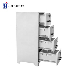 Fireproof metal office filing cupboard safe 4 drawer steel cabinet