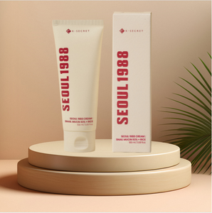 Crema Facial Coreana de Arroz con Mucina de Caracol – SEOUL 1988 Hidratante Antienvejecimiento, Refinadora de Poros, Iluminadora y Reparadora de la Piel 1 caja=60 unidades - Product Image 1