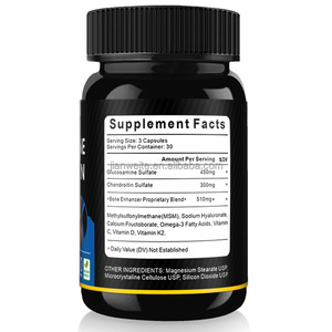 Capsule OEM di Glucosamina Condroitina MSM, Integratori Erboristici <span class=keywords><strong>per</strong></span> la Salute delle <span class=keywords><strong>Articolazioni</strong></span> e dei Tessuti Ossei - Product Image 3