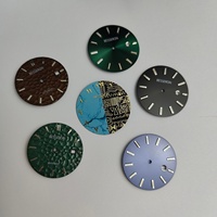 Pièces de montre en laiton luminescentes personnalisées avec chiffres arabes pour cadran de remplacement NH35 NH36, accessoires de montre fabriqués pour montres arabes
