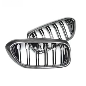 Parrilla Delantera de Fibra de Carbono con Doble Entrada de Aire para BMW Serie 5 G30 F90 M5 2017-2019 530i 540i M550i - Product Image 3