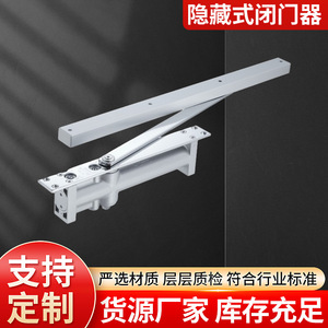 Cierrapuertas Hidráulico Oculto de 15-55 kg para Puertas de Madera, Aluminio y Acero, Diseño Minimalista - Product Image 5