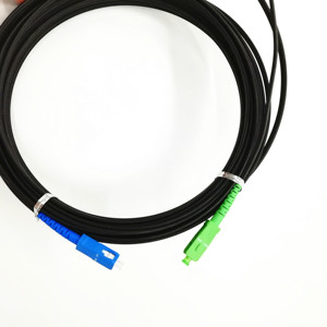 <span class=keywords><strong>Prix</strong></span> usine G675A 1 2 4 6 8 Core Extérieur FTTH <span class=keywords><strong>Fibre</strong></span> Optique cordon de <span class=keywords><strong>raccordement</strong></span> ftth à 2 noyaux Avec Le Fil De Messager - Product Image 2