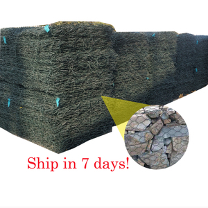 Bán nóng 10x12 cm gabion giỏ/lục giác gabion dây lưới đá Lồng/gabion giữ lại tường để kiểm soát lũ - Product Image 4
