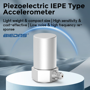 BIEDAS BYDEC0020TY Acelerómetro <span class=keywords><strong>IEPE</strong></span> de Bajo Ruido, Sensibilidad de 25mV/g, Transductor de Aceleración Piezoeléctrico - Product Image 2