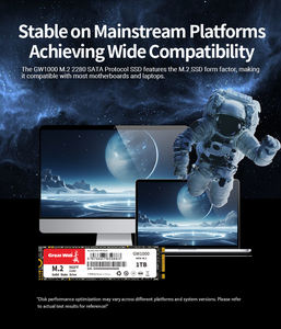 Atacado GW1000 SSD M.<span class=keywords><strong>2</strong></span> 2280 SATA III (NGFF) 128GB-2TB 3D NAND TLC Unidade de Estado Sólido Interna com Leitura de até 540MB/s - Product Image 3