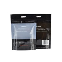 Sac en plastique de fenêtre avant d'affichage en Mylar plat refermable Transparent personnalisé avec trou de suspension