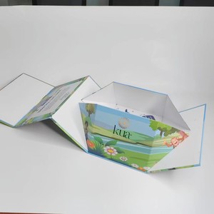 Caja de Regalo Plegable de Lujo para Niños, Navidad, Cosméticos, Papel UV de 2mm, Embalaje para Ropa Interior, Calcetines, Prendas, con Relieve de Piel y Laminado Mate - Product Image 4