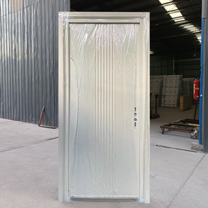 Porte d'entrée extérieure moderne TECHTOP en acier, antivol, avec serrure à 2 ou 4 points - Product Image 1