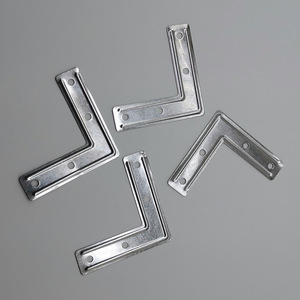 Extra Large <b>Silver</b> Angle <b>Bracket</b> Iron Sheet Right Angle Connector Durable General Use - Product Image 2