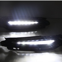 Feux de jour LED modifiés JC pour Honda HRV 2014-2017, clignotants modifiés, feux antibrouillard avant