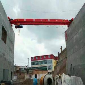 Pont roulant électrique à poutre simple personnalisable avec nouveau moteur, pompe à engrenages et PLC pour ateliers et industries de la construction - Product Image 5