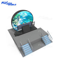 Simulador de Vuelo VR 3D 5D 7D 12D Personalizado con Certificación CE, Equipo MR Metálico, Experiencia de Vuelo Inmersiva para Uso Comercial en Interiores