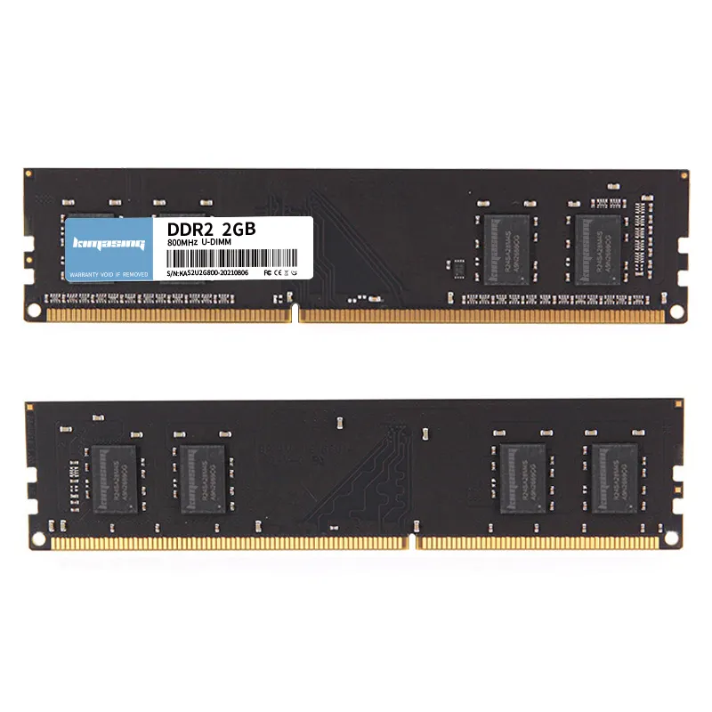 KIMASING CHEAP RAM MEMORY DESKTOP UDIMM BLACK BOARD DDR2 2G 800
