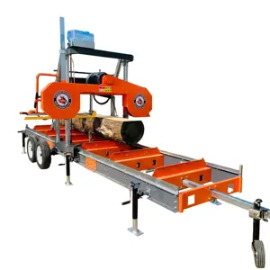 Rima Forestry Machines Horizontale Draagbare Zagerij Log Hout Lintzaag Draagbare Zagerij Met Tuv Ce