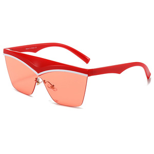 <span class=keywords><strong>Gafas</strong></span> <span class=keywords><strong>de</strong></span> <span class=keywords><strong>Sol</strong></span> <span class=keywords><strong>de</strong></span> moda personalizadas Unique Newest Women One Piece Lens Oversized Polygon Sunglasses - Product Image 3