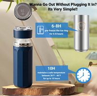 Étui de voyage isotherme portable pour insuline, mini-réfrigérateur à double température pour médicaments diabétiques