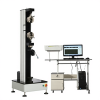 Máquina de prueba universal de plástico y metal, equipo de prueba extensible de una sola columna, 5KN, 2 unidades