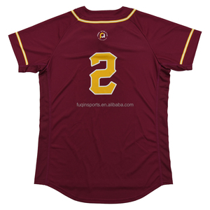 Jersey bisbol dua kancing kustom grosir kaus bisbol Liga Pria dicetak pakaian olahraga bisbol sublimasi - Product Image 3