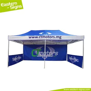 Gazebo Kanopi Luar Ruangan Pameran Dagang 10X20 Kain Oxford 600D Aluminium Lipat Tahan Api untuk Acara