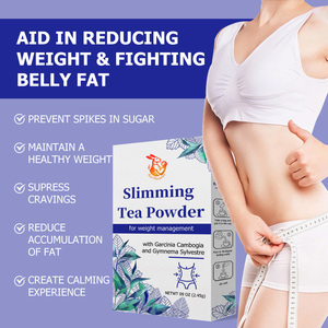 Té en Polvo Adelgazante al por Mayor de Fábrica con Fibra Dietética y Proteína, Té para la Pérdida de Peso, Té en Polvo para Reducir la Acumulación de Grasa - Product Image 2