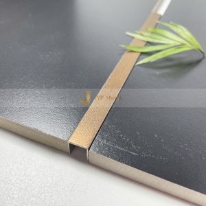 JYFMETAL Profilé de finition en acier inoxydable coloré en forme de U avec garantie de plus de 5 ans pour les bords de salle de bain et d'appartement - Étanche et durable - Product Image 3