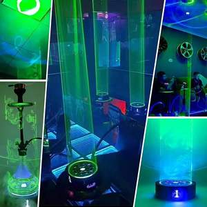 工場直販 室内パーティー雰囲気 ABS素材 LEDシーシャベース クールカラー 水タバコ愛好家向け フーカーLED台座 - Product Image 6