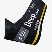 Étiquette de matelas personnalisée avec logo, étiquette diagonale en TPU à motif étoilé, étiquette d'angle rectangulaire
