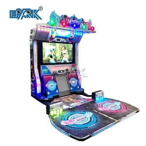 Jeu de révolution de danse de machine d'arcade à jetons de danse folle avec composants en bois en plastique en métal-à vendre - Product Image 6