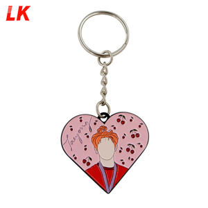 <span class=keywords><strong>Porte</strong></span>-clés personnalisés en métal, idol coréen, <span class=keywords><strong>porte</strong></span>-clés personnalisés en alliage de zinc - Product Image 2