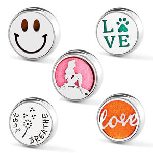 Mini pinzas difusoras de aromaterapia magnéticas de acero inoxidable, aceite esencial, ventilación desodorante, gemelos de moda, Clips de corbata - Product Image 2