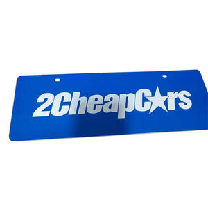 Logotipo personalizado Impresión completa Publicidad Plástico PVC PP Matrícula Tamaño de Australia - Product Image 2