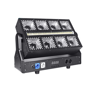 Projecteurs mobiles LED RGBW QSE Professional 8 yeux 260W avec contrôle DMX512 pour <span class=keywords><strong>DJ</strong></span>, clubs et discothèques - Product Image 2