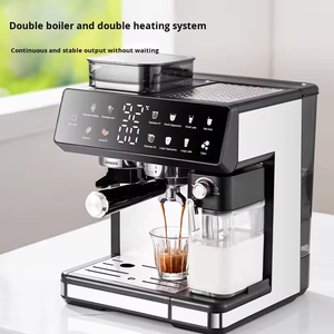 Digital Touch Screen Commercial Home Espresso <b>Coffee</b> Machine with Integrated Grinding Hot & Cold Dual Extraction Milk Frother - Product Image 1