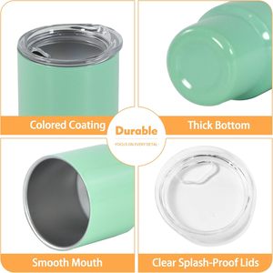 Mini-gobelet en acier inoxydable thermolaqué de 3 oz avec couvercle et paille, 48 pièces/boîte, couleurs assorties, gravure laser, sans BPA, écologique, idéal comme cadeau - Product Image 4