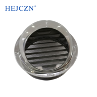 Grille d'aération moderne en acier inoxydable résistante à la pluie, couvercle de conduit d'évacuation, capuchon de ventilation pour applications d'entrée - Vente chaude