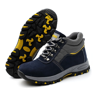 <span class=keywords><strong>Scarpe</strong></span> Antinfortunistiche in Pelle Scamosciata di Alta Qualità con Punta in Acciaio Antiscivolo Resistenti a Impatto e Perforazione <span class=keywords><strong>S3</strong></span> - Product Image 2