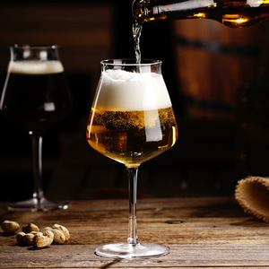 Samyo Bar Logo personnalisé fait à la main clair marque Teku tulipe verres à bière allemand Ipa pinte blé bière <span class=keywords><strong>verre</strong></span> tasse - Product Image 5