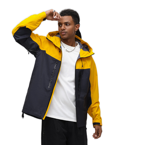 Veste coupe-vent imperméable de haute qualité, ultra-légère, à capuche, pour le sport de plein air, unisexe, avec fermeture éclair, coque rigide - Product Image 2