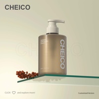Bouteille de lotion en plastique PET blanche cylindrique de 300/400/500/600 ml avec pompe pour shampoing, après-shampoing, bouteille de salon de coiffure, OEM