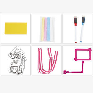 Penjualan Laris Mainan Edukasi 3 Dalam 1 Set Mainan Menggambar Ransel Lukisan Papan Gambar Magnetik untuk Anak Perempuan - Product Image 2