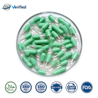 Capsules végétales vides HPMC halal, format standard # 00 # 0 # 1 Vert Bleu Issu de Plantes pour les Herbes Aromatiques