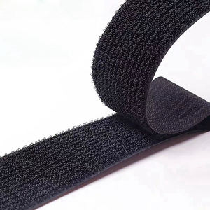 Les attaches <span class=keywords><strong>velcro</strong></span> noires d'usine peuvent être coupées bricolage avec des boucles en plastique et des attaches à crochet et à boucle - Product Image 1